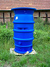 Pumpschacht mit Pumpwerk vor dem Einbau